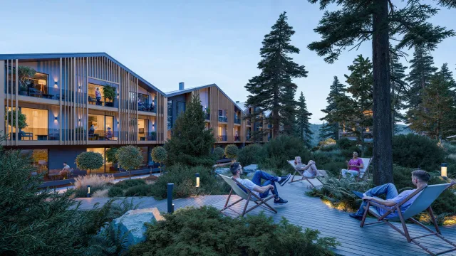 Будівництво Меланіт Resort & SPA — панорамний вид на будмайданчик